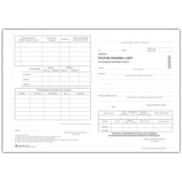 VI-10/ncr Putni radni list...