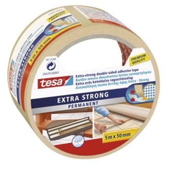 Traka ljepljiva obostrana 50mm/5m Extra Tesa