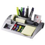 Organizer stolni Post-it srebrni
