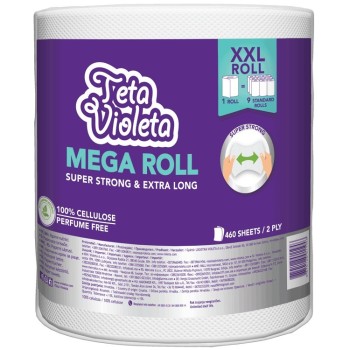 Ubrusi za ruke Violeta Mega roll 2-slojni