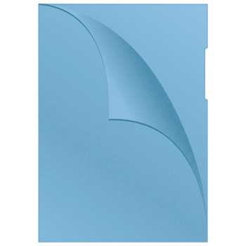 Fascikl "L" 120my pp A4 mat 100/1 plavi