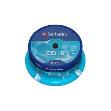 CD-R Verbatim 700 MB 52x 25/1