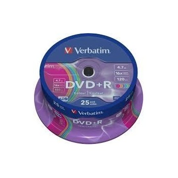 DVD+R Verbatim 4,7 GB 25/1