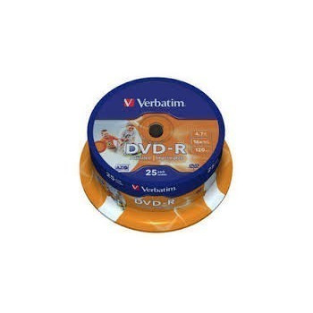 DVD-R Verbatim 4,7 GB 25/1