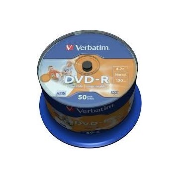 DVD-R Verbatim 4,7 GB 50/1