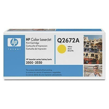Toner HP Q2672A žuta/yellow original